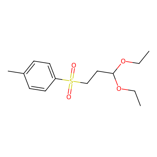 Benzene, 1-[(3,3-diethoxypropyl)sulfonyl]-4-methyl- structure