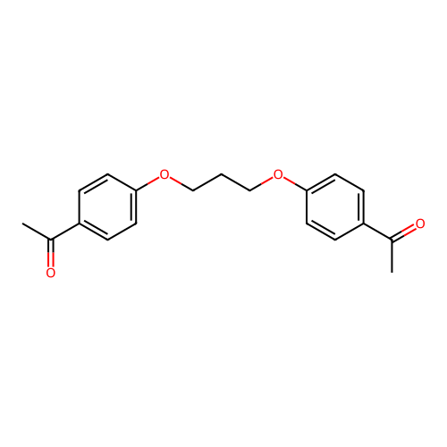Ethanone, 1,1'-[1,3-propanediylbis(oxy-4,1-phenylene)]bis- structure