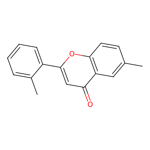 4H-1-Benzopyran-4-one, 6-methyl-2-(2-methylphenyl)- structure
