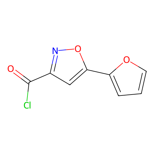 5-(2-Furyl)isoxazole-3-carbonyl chloride structure