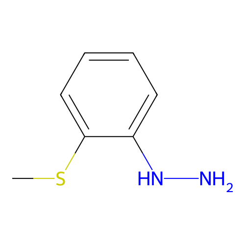 Hydrazine, [2-(methylthio)phenyl]- structure