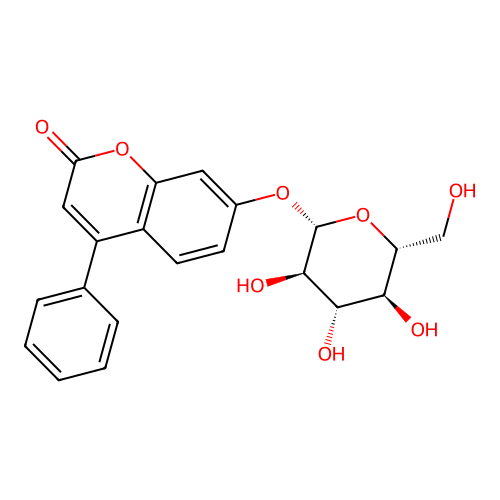 4-Phenyl-7-{[3,4,5-trihydroxy-6-(hydroxymethyl)oxan-2-YL]oxy}-2H-chromen-2-one structure