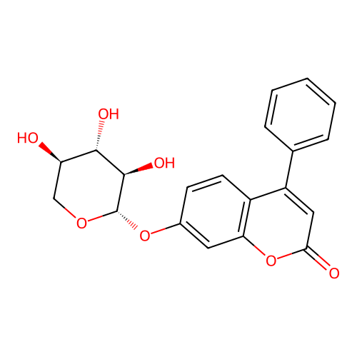 4-Phenyl-7-[(3,4,5-trihydroxyoxan-2-YL)oxy]-2H-chromen-2-one structure