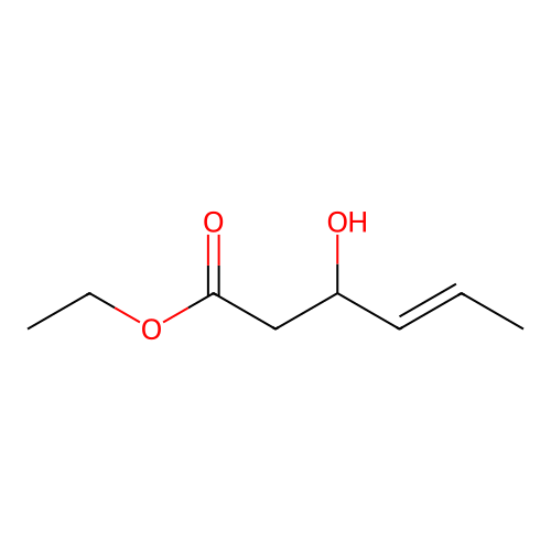 Ethyl 3-hydroxyhex-4-enoate structure