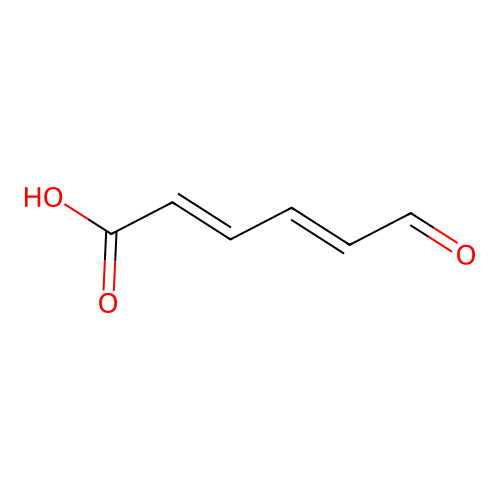 6-Oxohexa-2,4-dienoic acid structure
