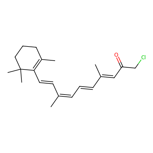 trans-Retinoyl chloromethane structure