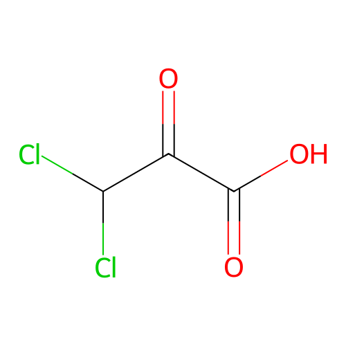 Propanoic acid, 3,3-dichloro-2-oxo- structure