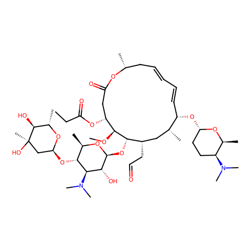 Foromacidin C, spiramycin III structure
