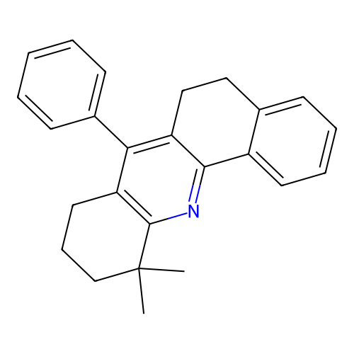 Benz[c]acridine, 5,6,8,9,10,11-hexahydro-11,11-dimethyl-7-phenyl- structure