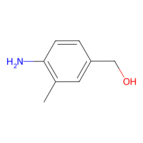 (4-Amino-3-methylphenyl)methanol structure