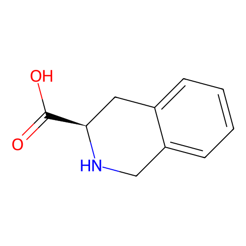 (3R)-1,2,3,4-tetrahydroisoquinoline-3-carboxylic acid structure