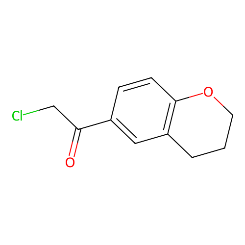 2-Chloro-1-chroman-6-yl-ethanone structure