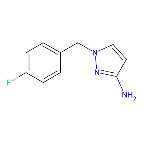 1-(4-氟苄基)-1H-吡唑-3-胺 structure
