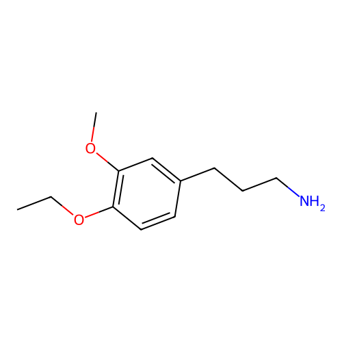 3-(4-Ethoxy-3-methoxyphenyl)propan-1-amine structure