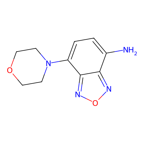 7-(Morpholin-4-yl)-2,1,3-benzoxadiazol-4-amine structure
