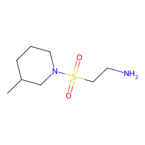 2-((3-Methylpiperidin-1-yl)sulfonyl)ethanamine structure