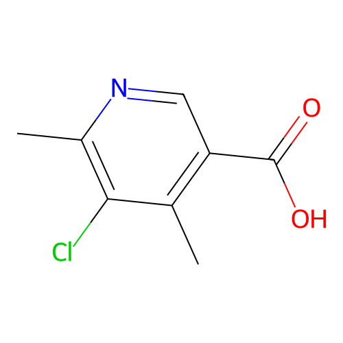 5-Chloro-4,6-dimethylpyridine-3-carboxylic acid structure