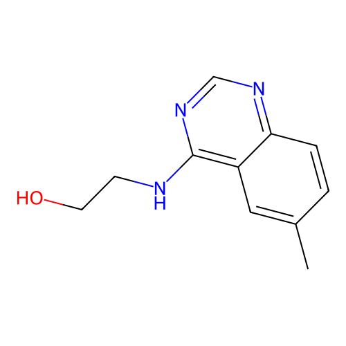 2-[(6-Methyl-4-quinazolinyl)amino]ethanol structure
