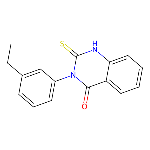 3-(3-Ethylphenyl)-2,3-dihydro-2-thioxo-4(1H)-quinazolinone structure