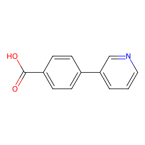 4-Pyridin-3-yl-benzoic acid structure