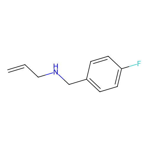 [(4-Fluorophenyl)methyl](prop-2-en-1-yl)amine structure
