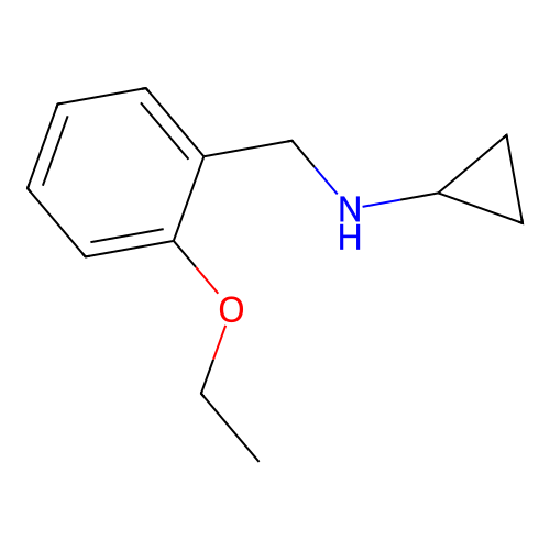 N-(2-ethoxybenzyl)cyclopropanamine structure