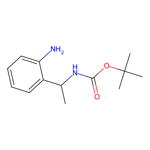 tert-Butyl (1-(2-aminophenyl)ethyl)carbamate structure