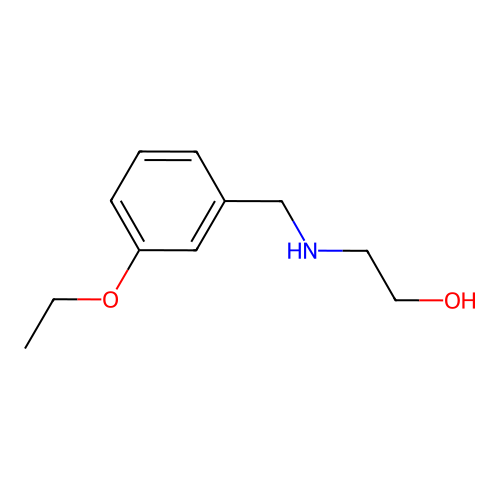 2-(((3-Ethoxyphenyl)methyl)amino)ethan-1-ol structure