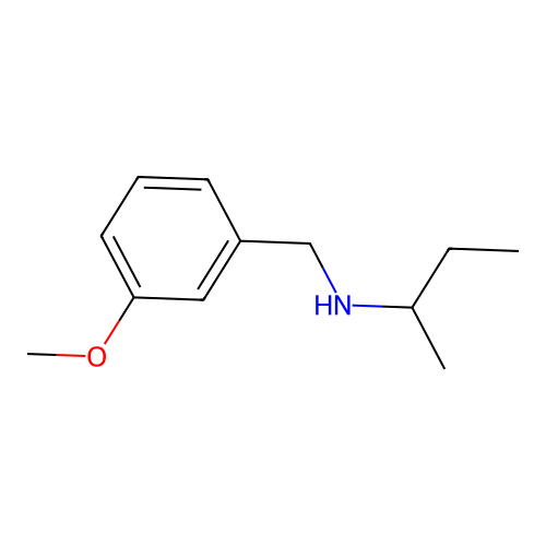 N-[(3-methoxyphenyl)methyl]butan-2-amine structure