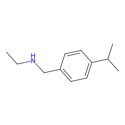 N-(4-Isopropylbenzyl)ethanamine structure