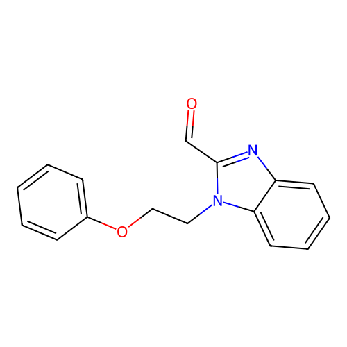 1-(2-Phenoxyethyl)benzimidazole-2-carbaldehyde structure