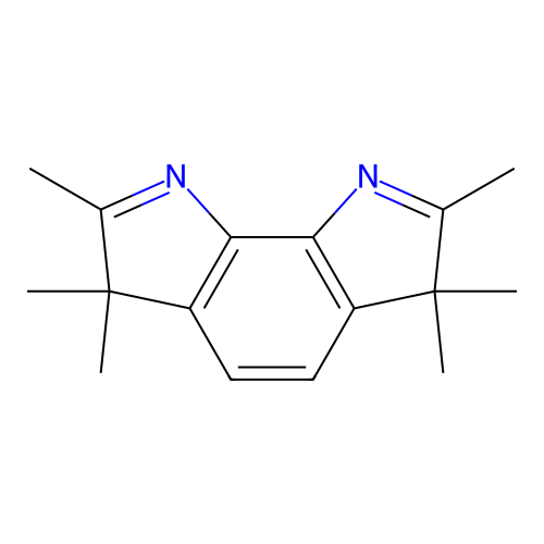 2,3,3,6,6,7-Hexamethylpyrrolo[3,2-g]indole structure