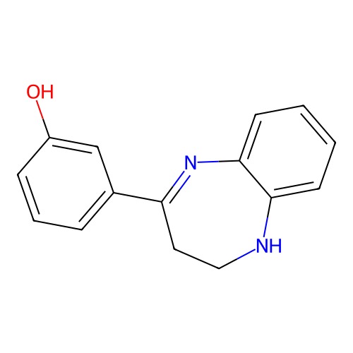 3-(2,3-dihydro-1H-1,5-benzodiazepin-4-yl)phenol structure