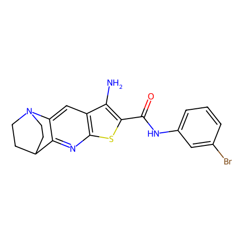 C19H17BrN4OS structure