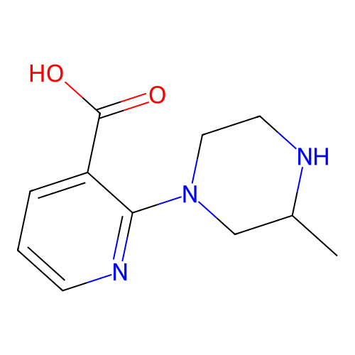 2-(3-methylpiperazin-1-yl)pyridine-3-carboxylic Acid structure