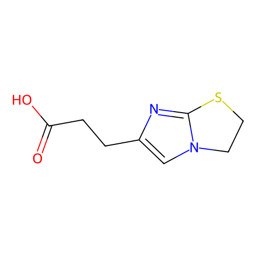 3-(2,3-Dihydroimidazo[2,1-b][1,3]thiazol-6-yl)propanoic acid structure