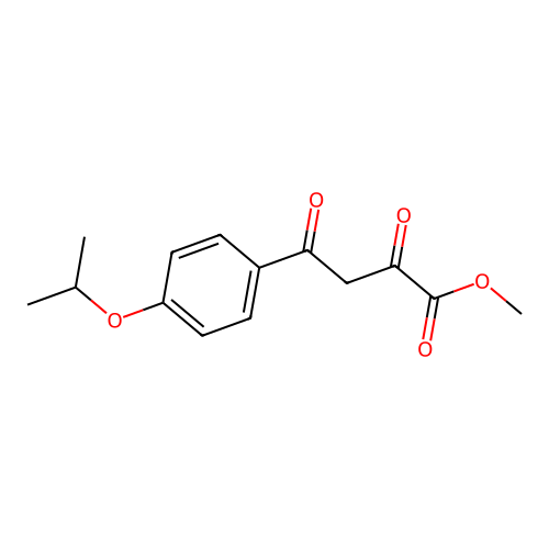 Methyl 2,4-dioxo-4-[4-(propan-2-yloxy)phenyl]butanoate structure