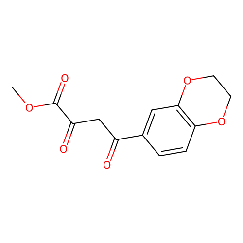 Methyl 4-(2,3-dihydro-1,4-benzodioxin-6-yl)-2,4-dioxobutanoate structure