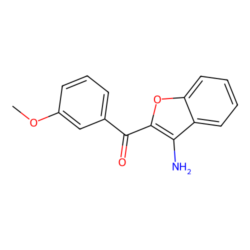 3-Aminobenzo[d]furan-2-yl 3-methoxyphenyl ketone structure