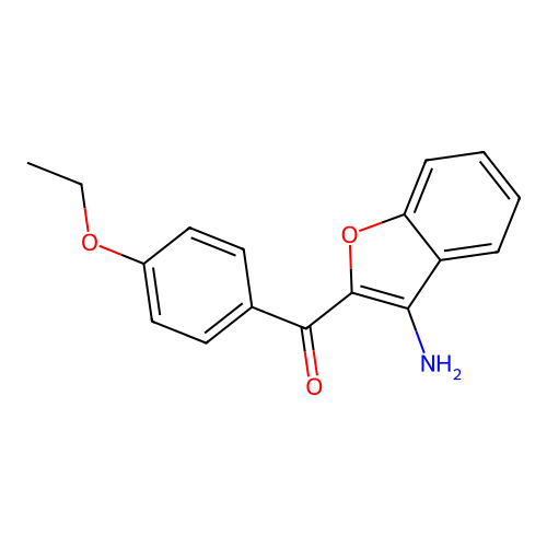 2-(4-Ethoxybenzoyl)-1-benzofuran-3-amine structure