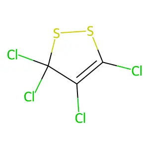 3,3,4,5-四氯-3H-1,2-二硫杂环戊烯 structure