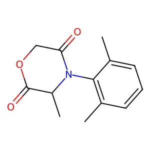 4-(2,6-Dimethylphenyl)-3-methylmorpholine-2,5-dione structure