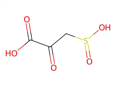 2-氧-3-亚磺酰丙酸 structure