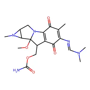 7-N-(N',N'-Dimethylaminomethylene)aminoporfiromycin structure