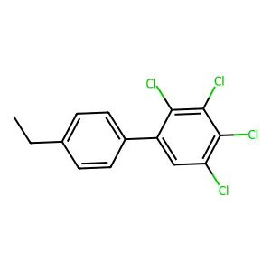 1,1'-Biphenyl, 2,3,4,5-tetrachloro-4'-ethyl- structure