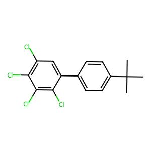 1-(4-tert-Butylphenyl)-2,3,4,5-tetrachlorobenzene structure