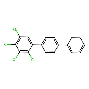 4'-Phenyl-2,3,4,5-tetrachlorobiphenyl structure