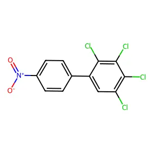 1,1'-Biphenyl, 2,3,4,5-tetrachloro-4'-nitro- structure