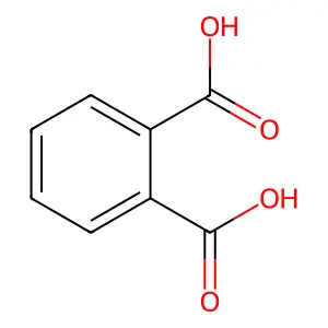 邻苯二甲酸 structure