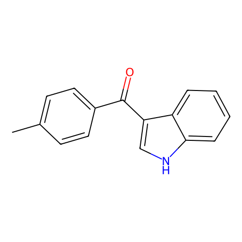 Methanone, 1H-indol-3-yl(4-methylphenyl)- structure